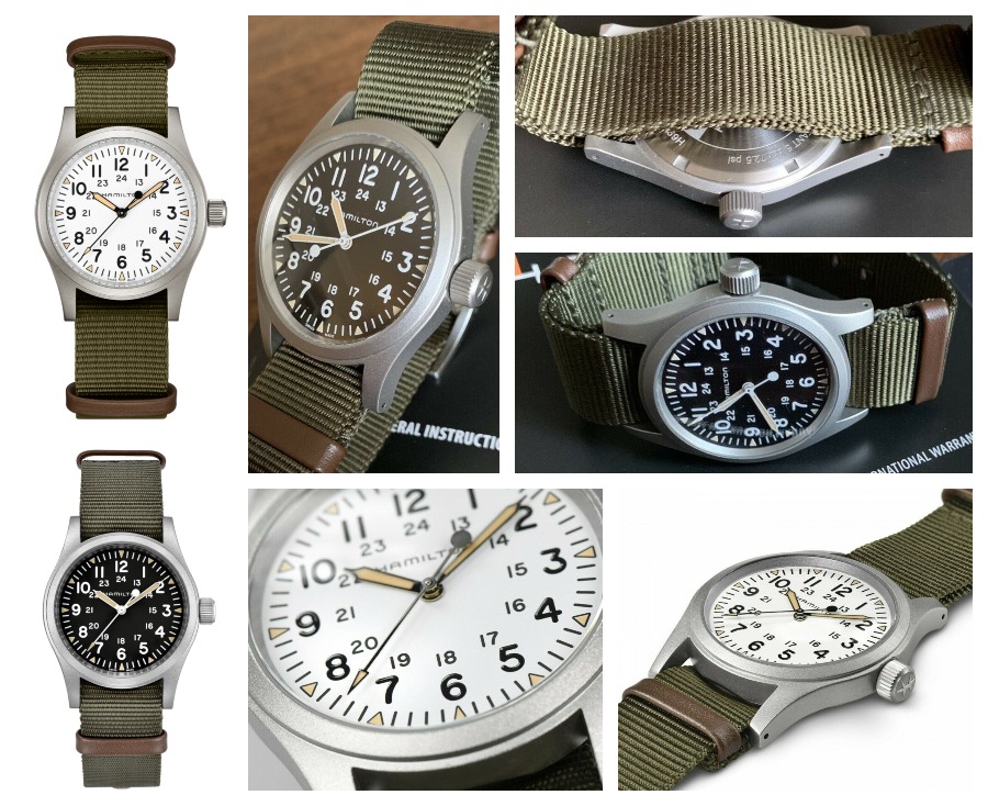 The new Hamilton Khaki Field Mechanical is a faithful recreation of its original 1960s forebear and is true to Hamilton’s military heritage. Available on eBay.