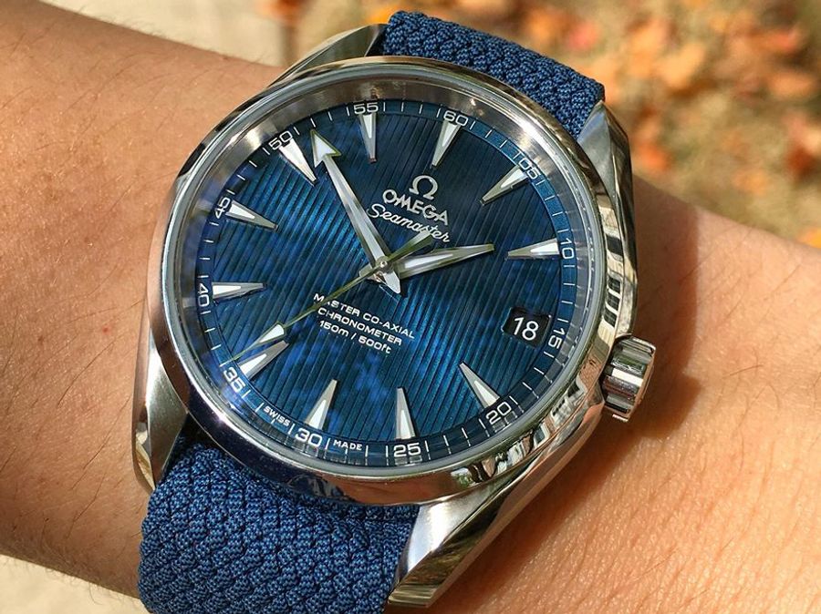 Omega Seamaster Aqua Terra Spectre blue dial