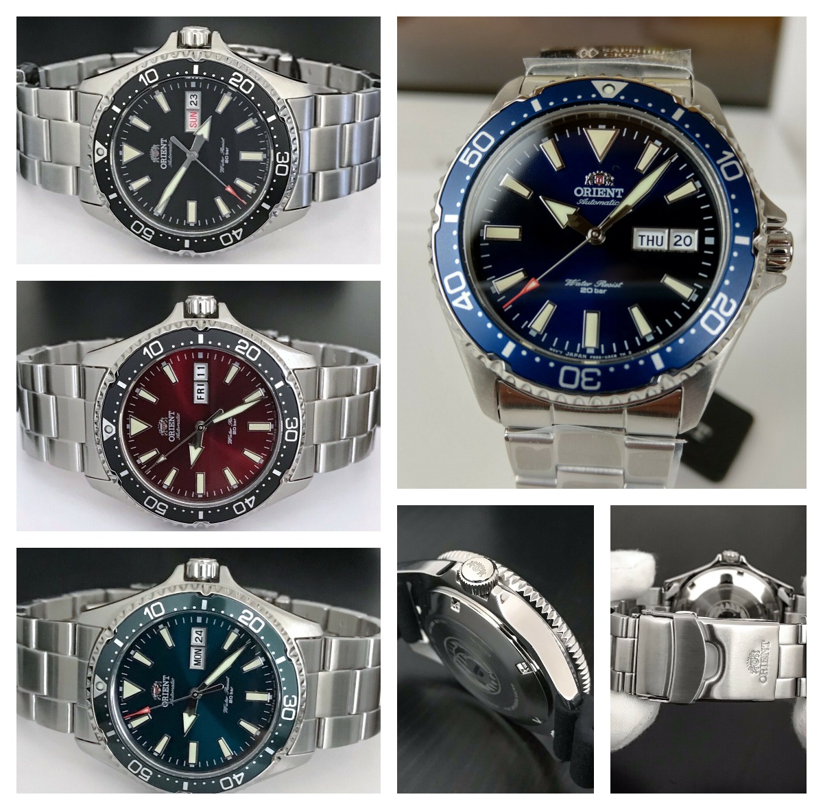 The Orient Mako III (Kamasu) can be considered as an affordable Rolex Submariner alternative. Picture credits: eBay seller willowswatches